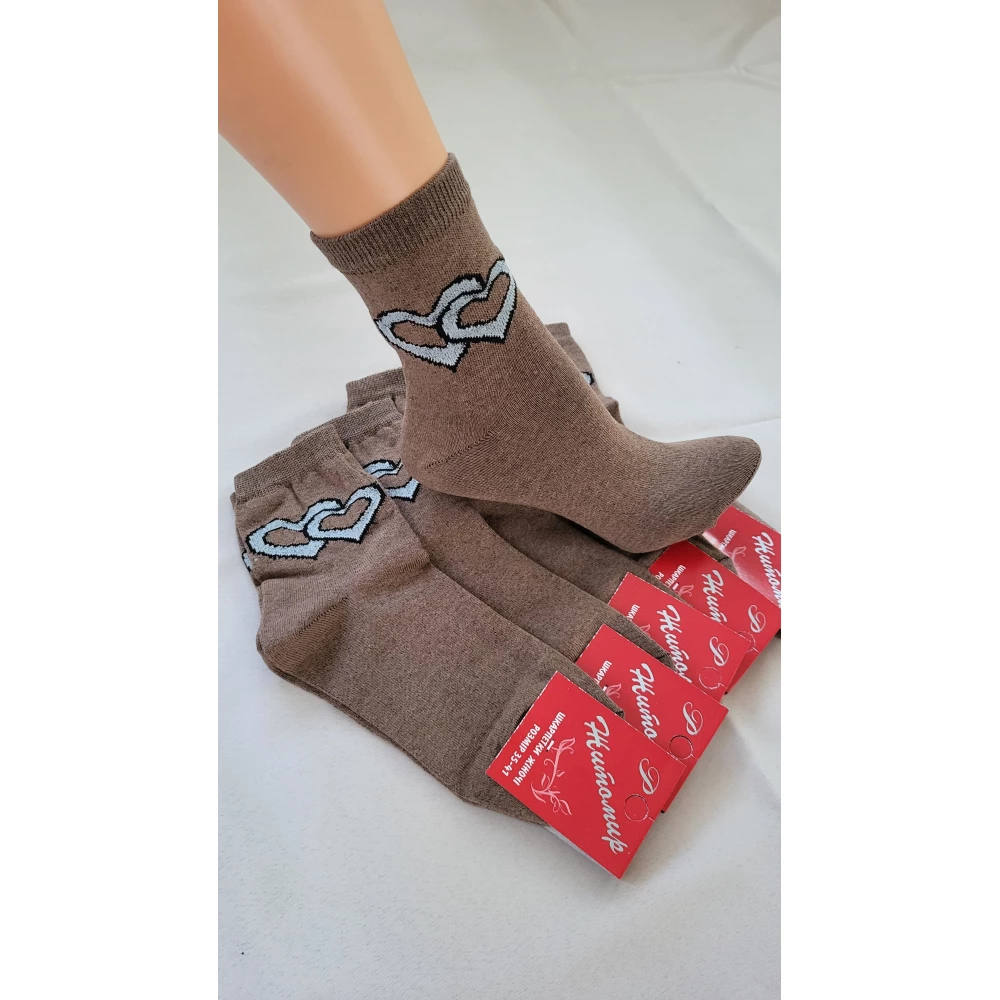 Класичний стрейчевий з подвійними сердечками